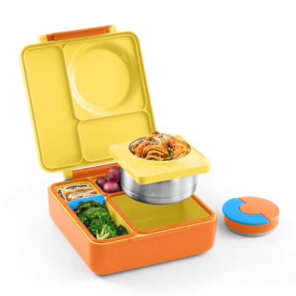 OmieBox Insulated Bento Box - Yellow Sunshine